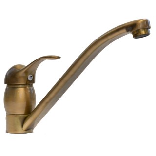 Miscelatore per lavello bronzato Porta&bini serie DUNA rubinetto classico e Vintage e Retrò a bocca girevole originale Porta&...