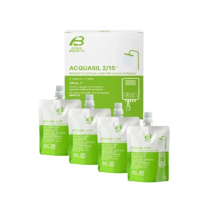 Acquabrevetti AcquaSIL 2/15 Anticalcare - 4 Ricariche da 250 g (Cod. PC100) originale Acquabrevetti in vendita su Evabuna.it