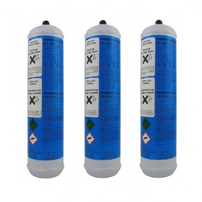 3 Bombole CO2 Usa e Getta 600gr originale  in vendita su Evabuna.it